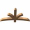 Ekena Millwork Davenport Timber Gable Bracket, Western Red Cedar, 48"W x 26"H x 3 1/2"D x 3 1/2"F, 13/12 Pitch GBW048X26X0404DAV00SWR - alternate 4